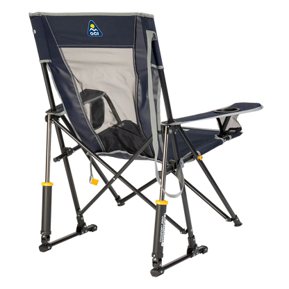 Luxury Camp Comfort Pro Rocker - Choice 375 - Patented Spring-Action Rocking Chair for Camping Detail