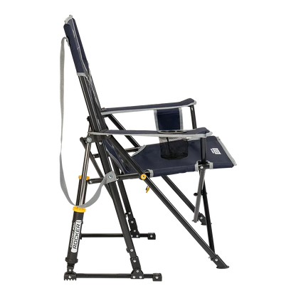 Luxury Camp Comfort Pro Rocker - Choice 375 - Patented Spring-Action Rocking Chair for Camping Detail