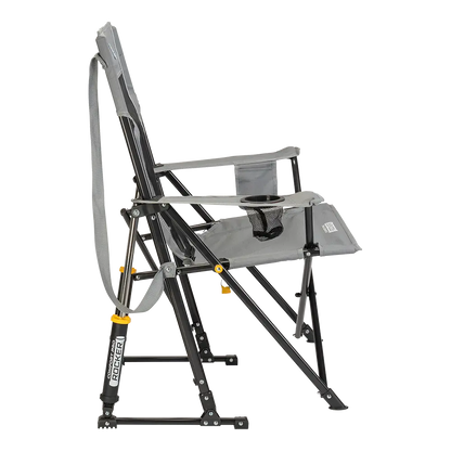 Luxury Camp Comfort Pro Rocker - Choice 375 - Patented Spring-Action Rocking Chair for Camping Detail
