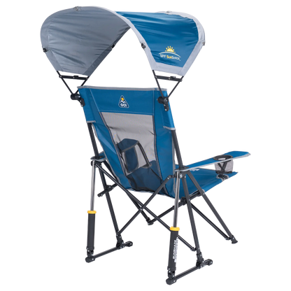 Premium All-Weather SunShade Rocker - Choice 550 - Heavy-Duty Kickback Rocker with Beverage Holder Detail