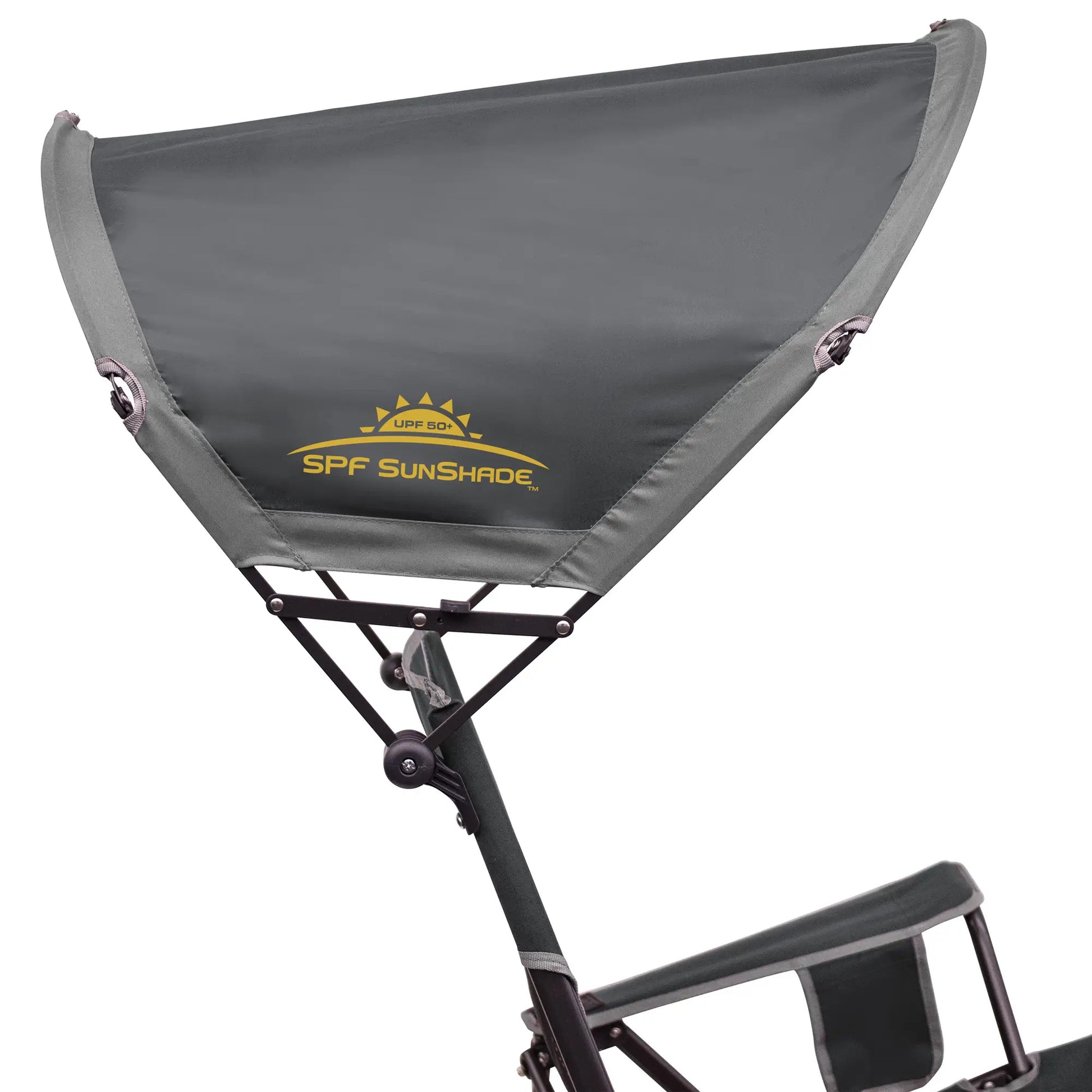 Premium All-Weather SunShade Rocker - Choice 550 - Heavy-Duty Kickback Rocker with Beverage Holder Detail