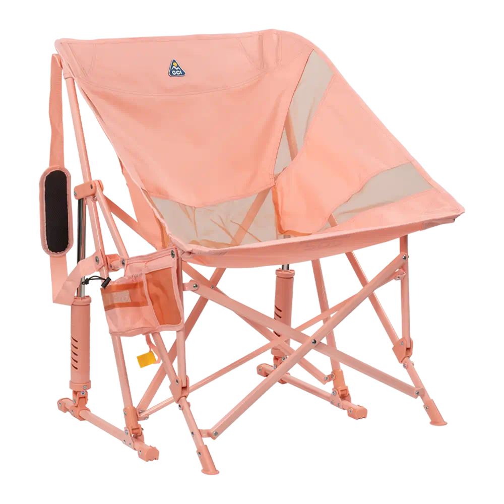 Smooth Motion Pod Rocker Elite - Choice 832 - RoadTrip Rocker Smooth Motion Camp Chair - Soft Pink