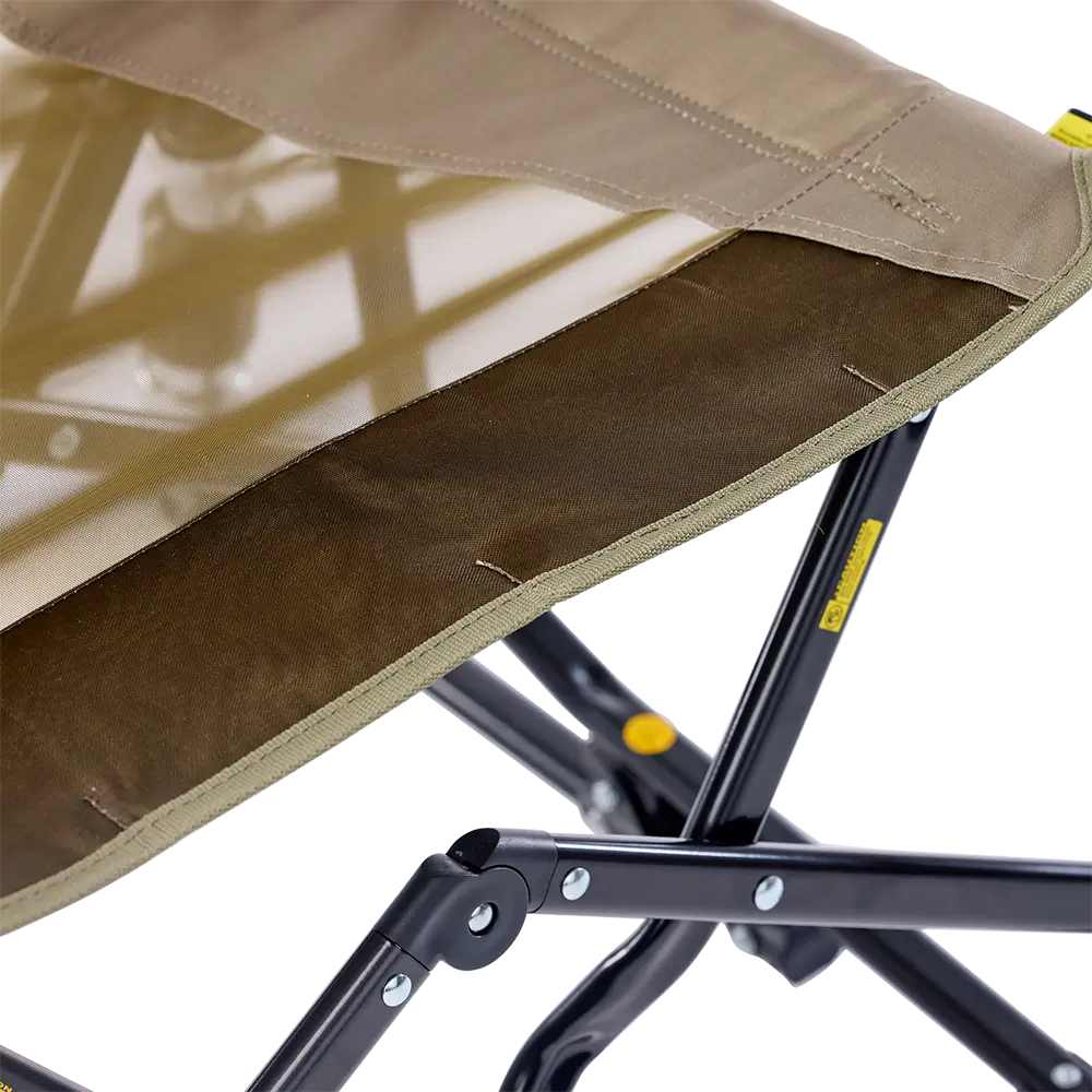 Smooth Motion Adjustable Rocker - Choice 573 - Patented Spring-Action Rocking Chair for Camping Detail