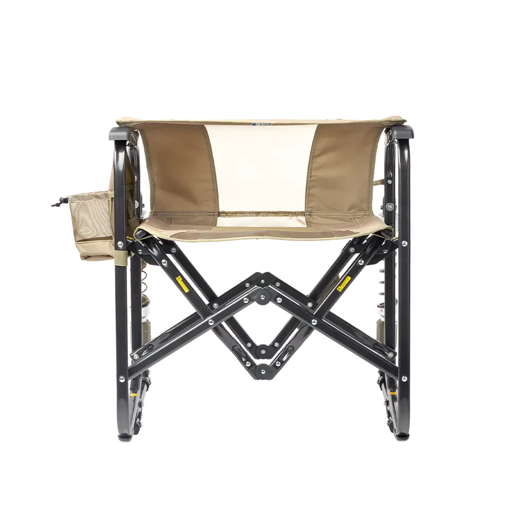 Smooth Motion Adjustable Rocker - Choice 573 - Patented Spring-Action Rocking Chair for Camping Detail