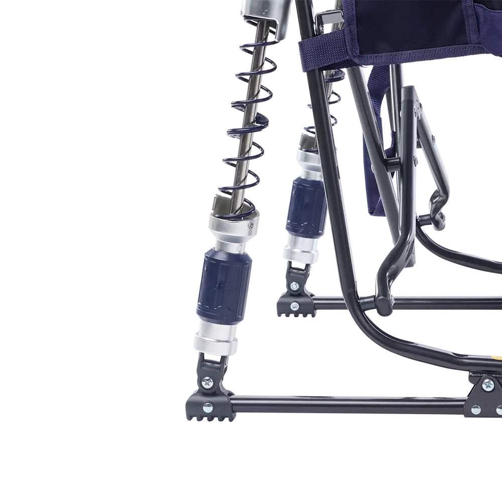 Smooth Motion Adjustable Rocker - Choice 573 - Patented Spring-Action Rocking Chair for Camping Detail