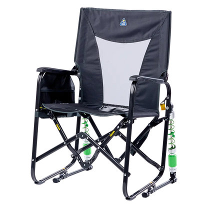 Smooth Motion Adjustable Rocker - Choice 573 - Patented Spring-Action Rocking Chair for Camping Detail