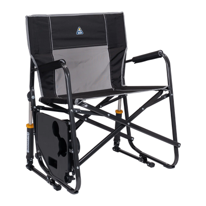 Smooth Motion Freestyle Rocker XL with Side Table - Choice 836 - Patented Spring-Action Rocking Chair for Camping Detail