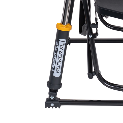 Smooth Motion Freestyle Rocker XL with Side Table - Choice 836 - Patented Spring-Action Rocking Chair for Camping Detail