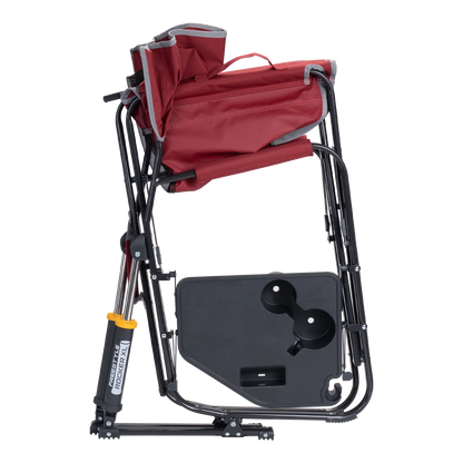 Smooth Motion Freestyle Rocker XL with Side Table - Choice 836 - Patented Spring-Action Rocking Chair for Camping Detail