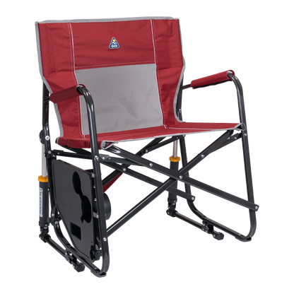 Smooth Motion Freestyle Rocker XL with Side Table - Choice 836 - Patented Spring-Action Rocking Chair for Camping Detail