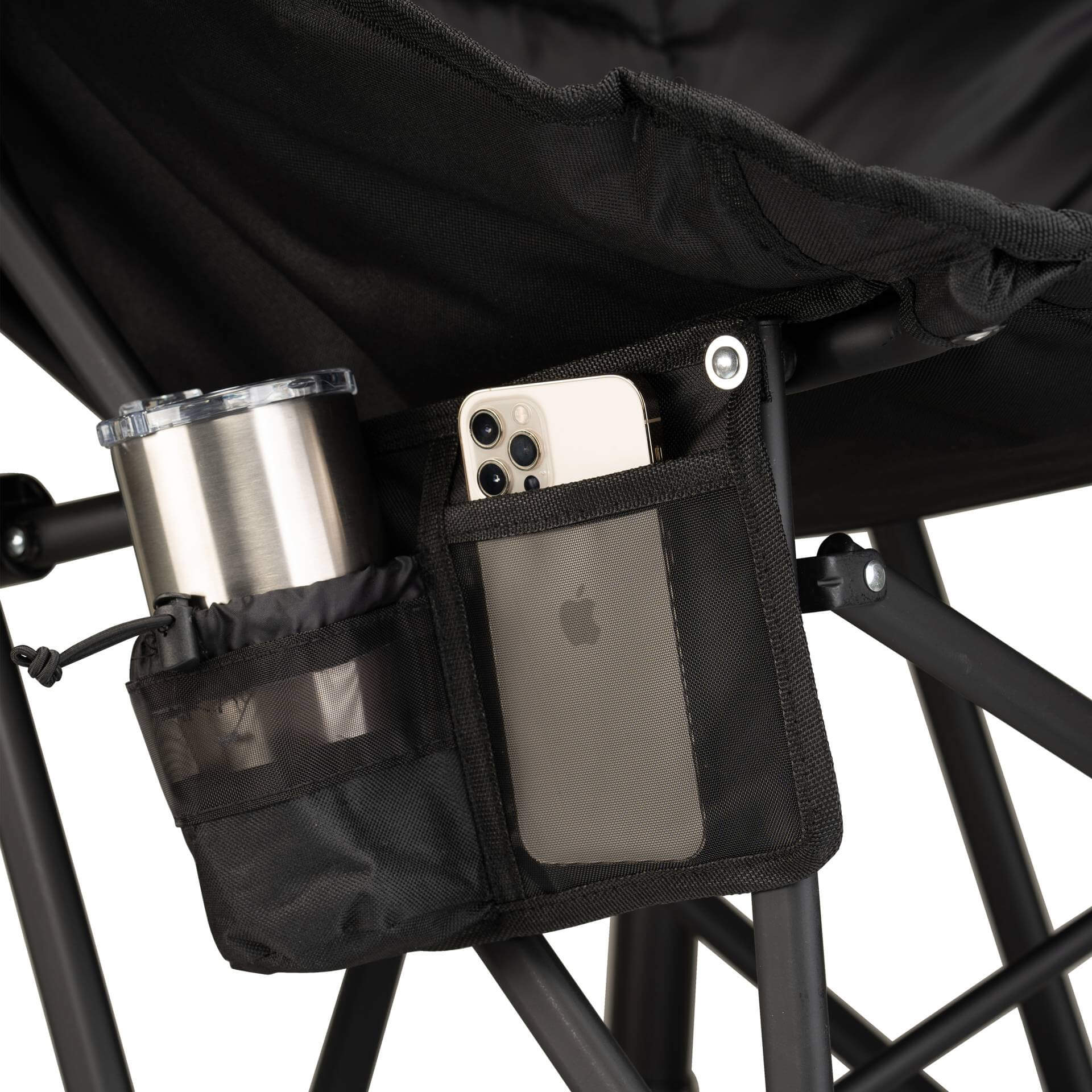 Smooth Motion Puff Rocker - Choice 731 - RoadTrip Rocker Smooth Motion Camp Chair Detail