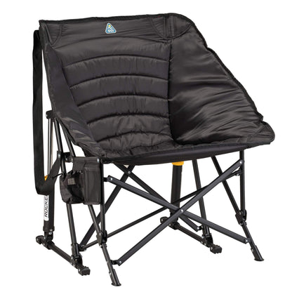 Smooth Motion Puff Rocker - Choice 731 - RoadTrip Rocker Smooth Motion Camp Chair - Black