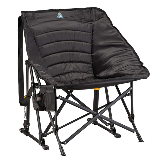 Smooth Motion Puff Rocker - Choice 731 - RoadTrip Rocker Smooth Motion Camp Chair - Black