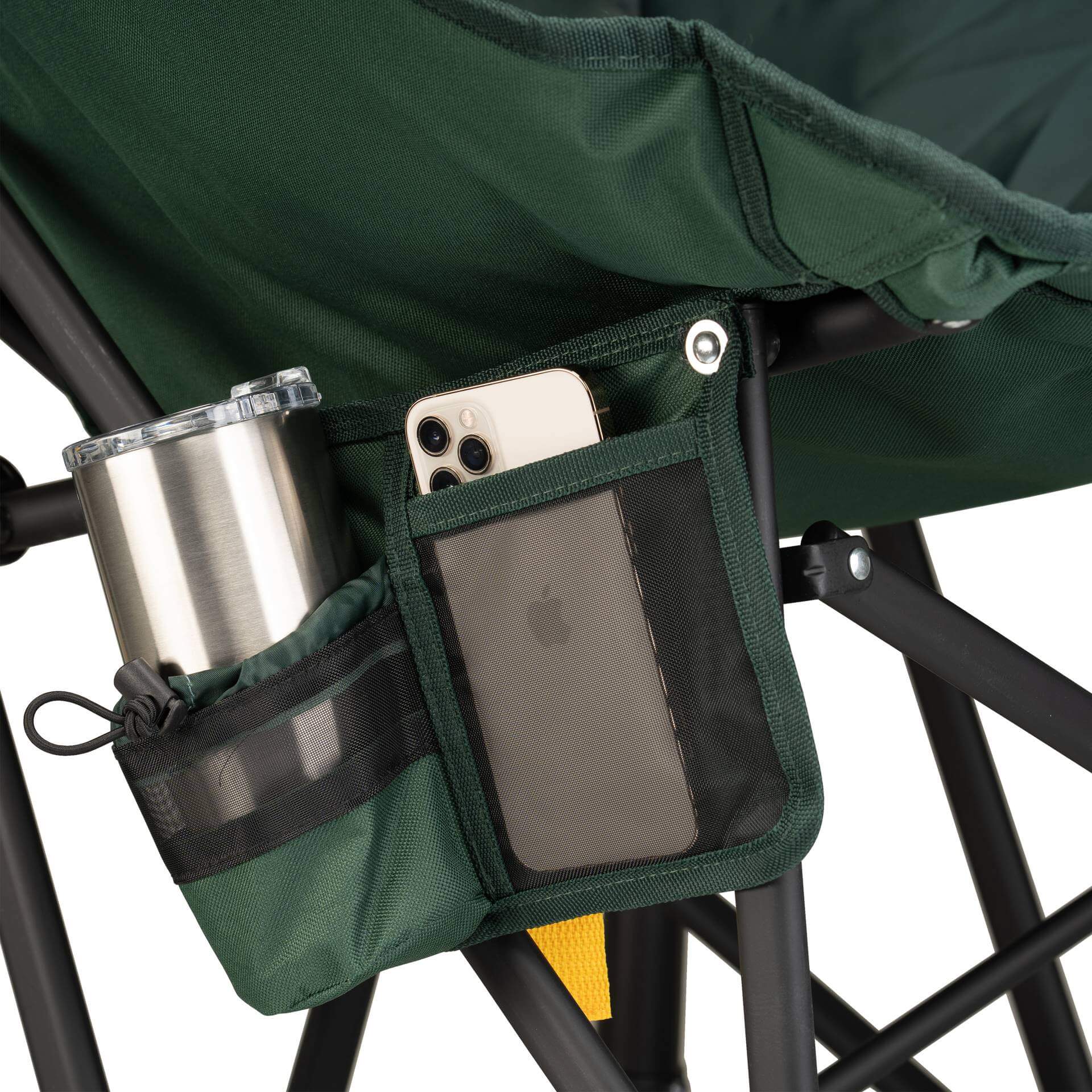 Smooth Motion Puff Rocker - Choice 731 - RoadTrip Rocker Smooth Motion Camp Chair Detail