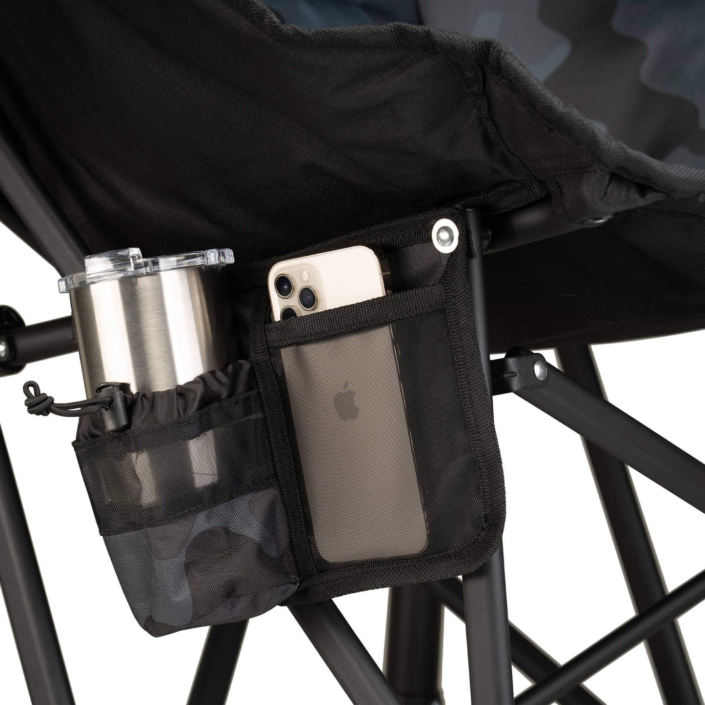 Smooth Motion Puff Rocker - Choice 731 - RoadTrip Rocker Smooth Motion Camp Chair Detail