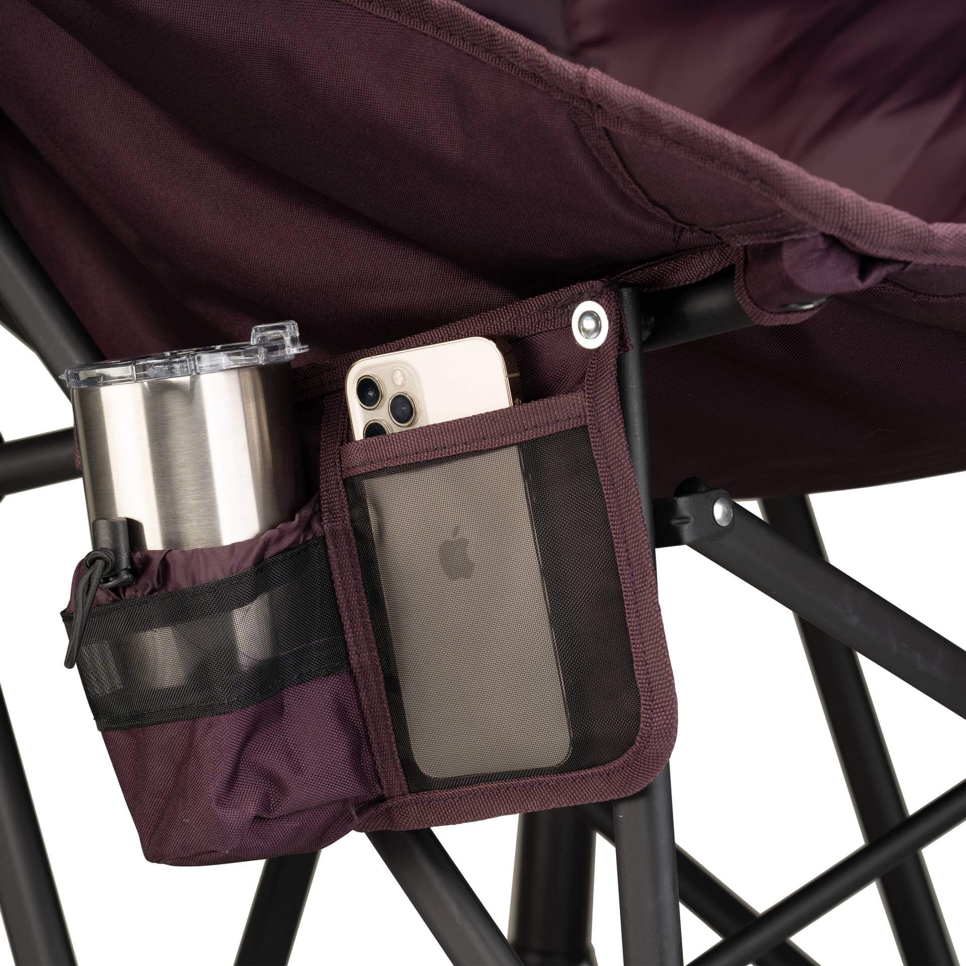 Smooth Motion Puff Rocker - Choice 731 - RoadTrip Rocker Smooth Motion Camp Chair Detail