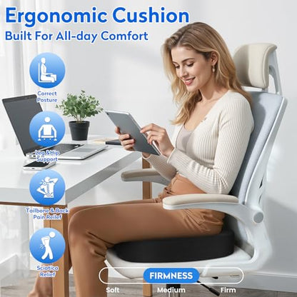 Modern CushZone Seat Cushion - Memory Foam Office Collection