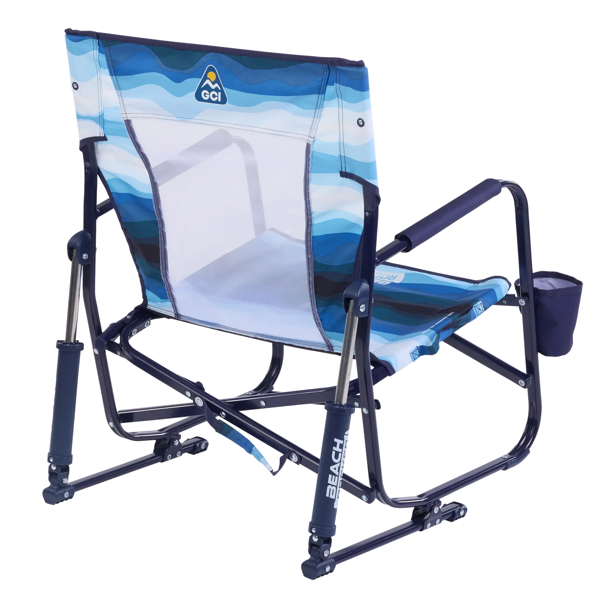 Premium All-Weather Beach Rocker - Choice 712 - RoadTrip Rocker Smooth Motion Camp Chair Detail