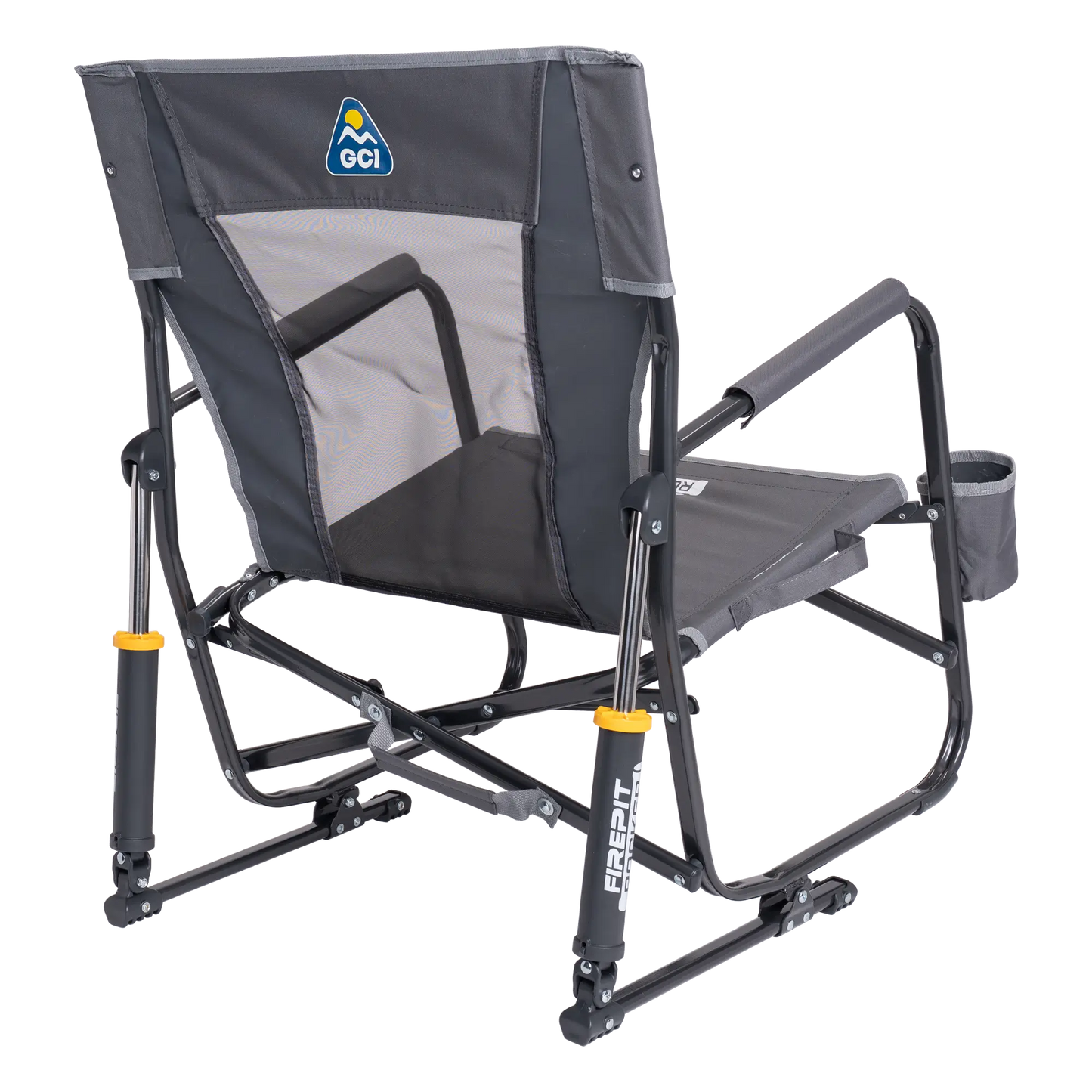 Smooth Motion FirePit Rocker - Choice 737 - Freestyle Rocker Portable Outdoor Folding Chair Detail