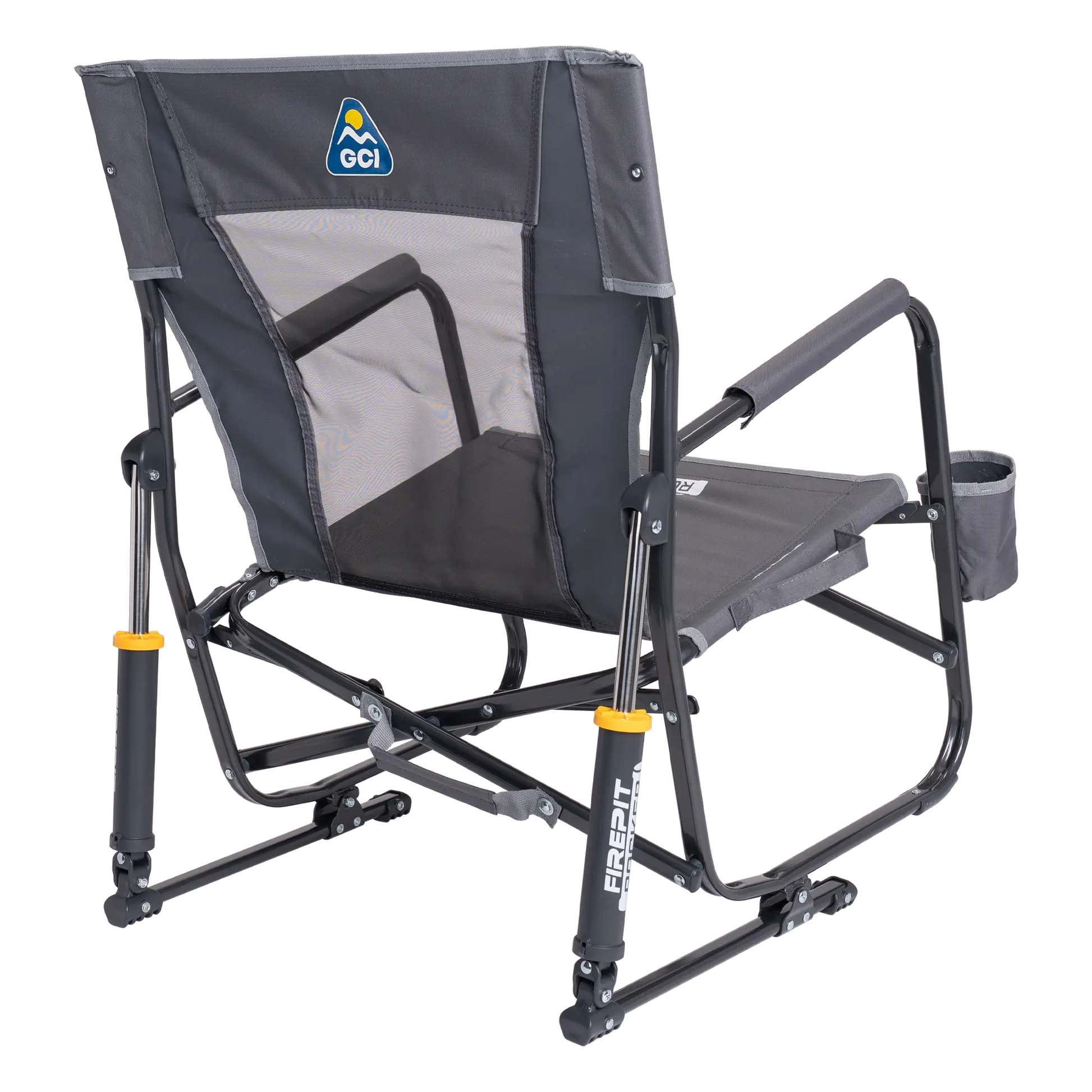 Smooth Motion FirePit Rocker - Choice 737 - Freestyle Rocker Portable Outdoor Folding Chair Detail