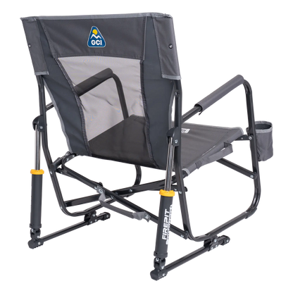 Smooth Motion FirePit Rocker - Choice 737 - Freestyle Rocker Portable Outdoor Folding Chair Detail