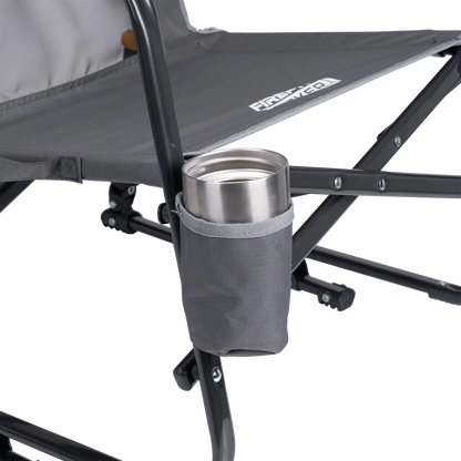 Smooth Motion FirePit Rocker - Choice 737 - Freestyle Rocker Portable Outdoor Folding Chair Detail