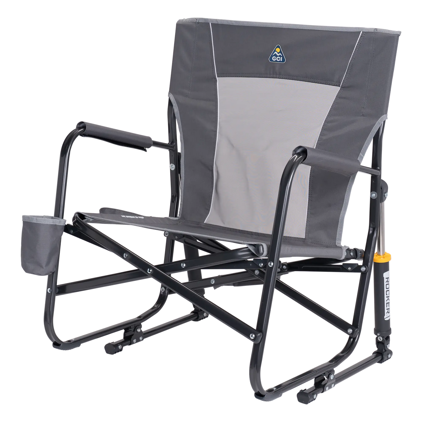 Smooth Motion FirePit Rocker - Choice 737 - Freestyle Rocker Portable Outdoor Folding Chair Detail