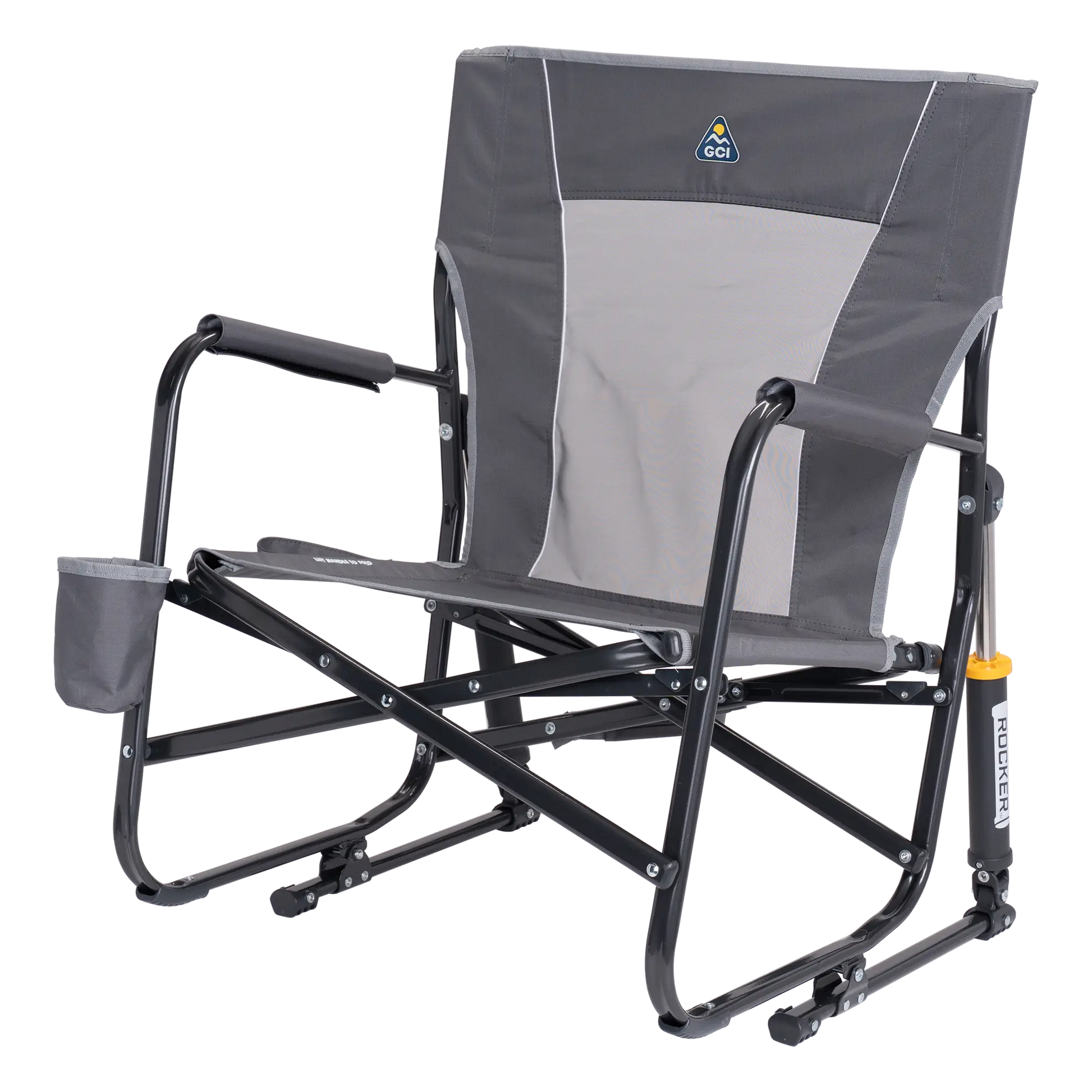 Smooth Motion FirePit Rocker - Choice 737 - Freestyle Rocker Portable Outdoor Folding Chair Detail