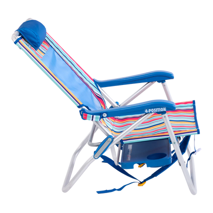 Sand-Friendly Big Surf with Slide Table - Choice 334 - Rust-Resistant Aluminum Sand-Friendly Lounge Chair Detail