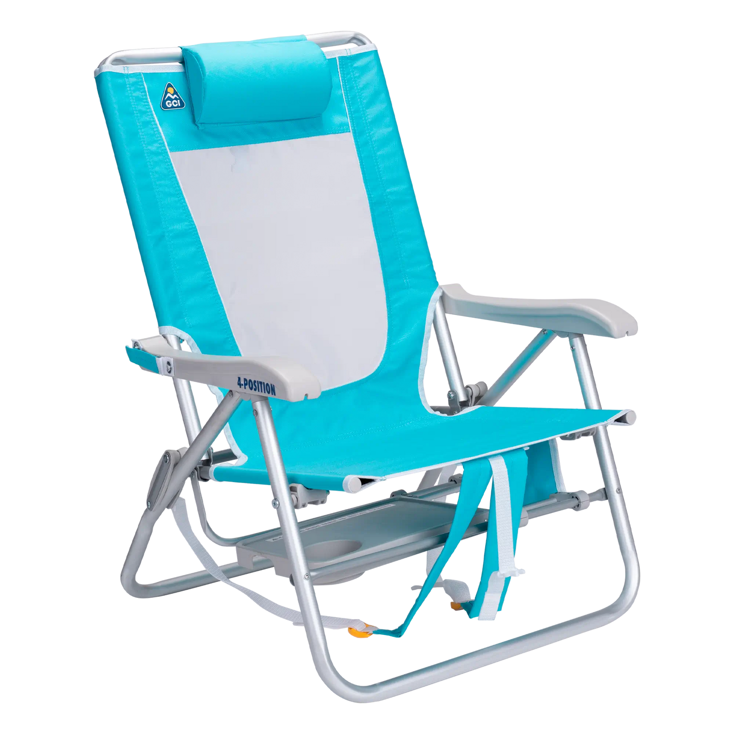 Sand-Friendly Big Surf with Slide Table - Choice 334 - Rust-Resistant Aluminum Sand-Friendly Lounge Chair Detail