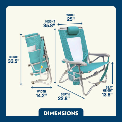 Sand-Friendly Bi-Fold Beach Chair - Choice 601 - Rust-Resistant Aluminum Sand-Friendly Lounge Chair Detail