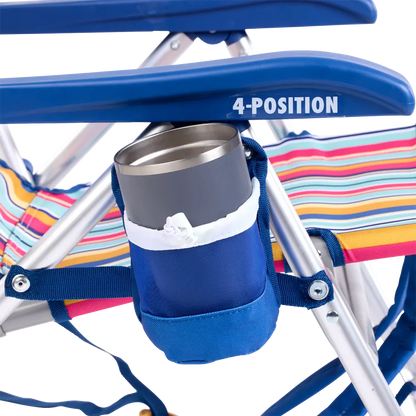 Backpack Travel Backpack Beach Chair - Choice 709 - Portable Heavy-Duty Low Boy Chair for Ocean Side Detail