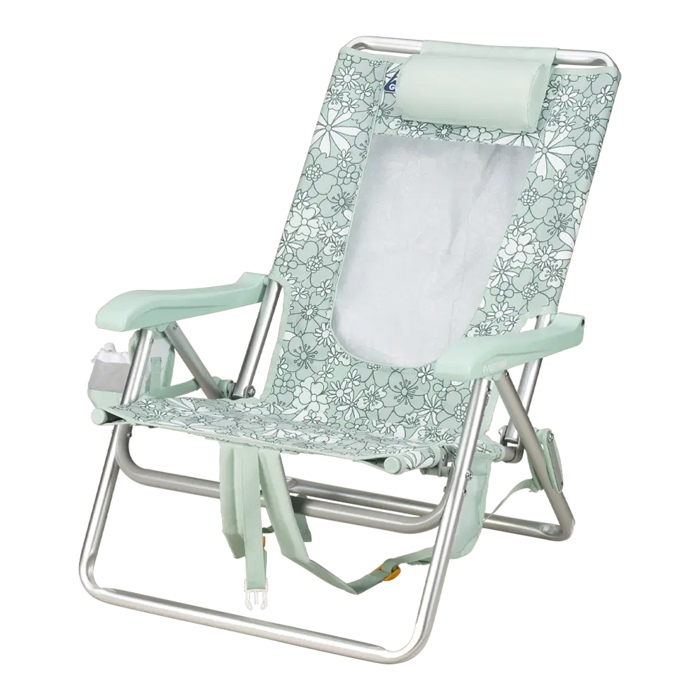 Backpack Travel Backpack Beach Chair - Choice 709 - Portable Heavy-Duty Low Boy Chair for Ocean Side Detail