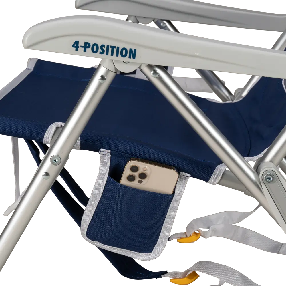 Backpack Travel Backpack Beach Chair - Choice 709 - Portable Heavy-Duty Low Boy Chair for Ocean Side Detail
