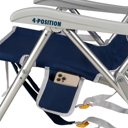 Backpack Travel Backpack Beach Chair - Choice 709 - Portable Heavy-Duty Low Boy Chair for Ocean Side Detail