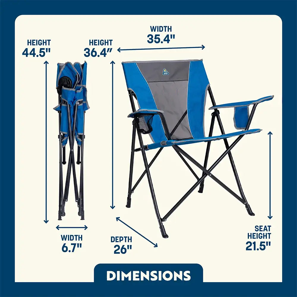 Ultra-Compact Comfort Quad Chair - Choice 989 - Space-Saving Micro-Folding Chair for Backpacking Detail