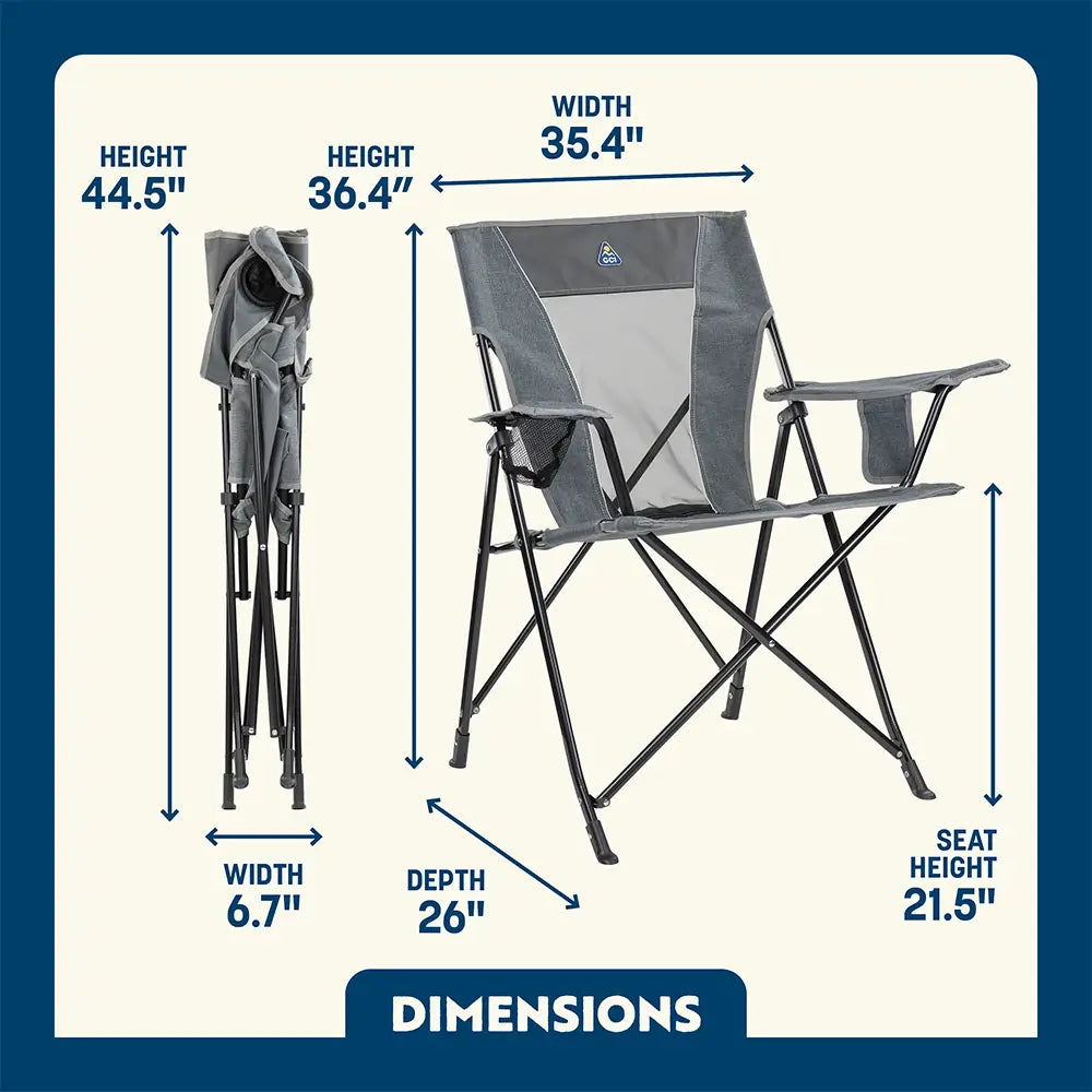 Ultra-Compact Comfort Quad Chair - Choice 989 - Space-Saving Micro-Folding Chair for Backpacking Detail
