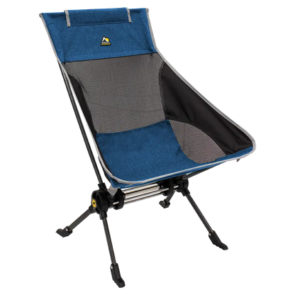 Heavy-Duty Freestyle ComPack Rocker - Choice 980 - RoadTrip Rocker Smooth Motion Camp Chair - Heathered Royal