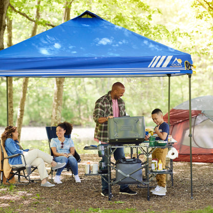Heavy-Duty Camp Slim-Fold Cook Station - Choice 575 - Portable Compact BBQ Grilling Tool Set Detail