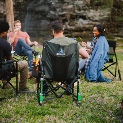 Smooth Motion Adjustable Rocker - Choice 573 - Patented Spring-Action Rocking Chair for Camping Detail
