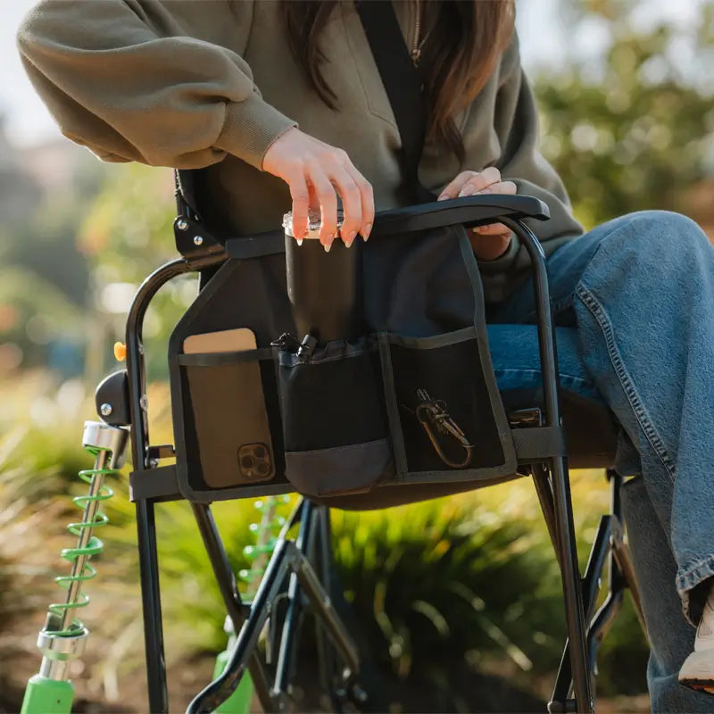 Smooth Motion Adjustable Rocker - Choice 573 - Patented Spring-Action Rocking Chair for Camping Detail