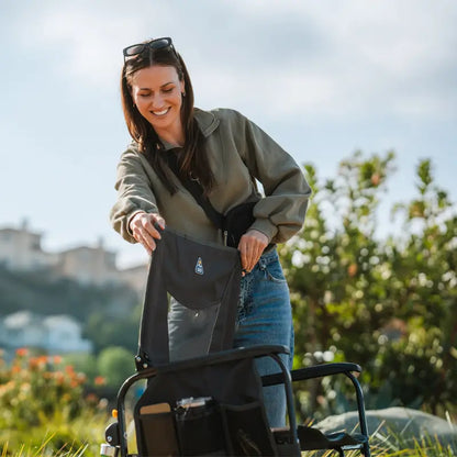 Smooth Motion Adjustable Rocker - Choice 573 - Patented Spring-Action Rocking Chair for Camping Detail