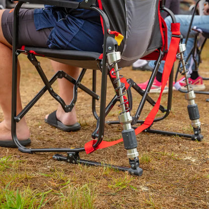Smooth Motion Adjustable Rocker - Choice 573 - Patented Spring-Action Rocking Chair for Camping Detail