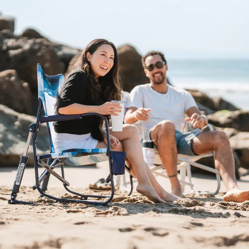 Premium All-Weather Beach Rocker - Choice 712 - RoadTrip Rocker Smooth Motion Camp Chair Detail