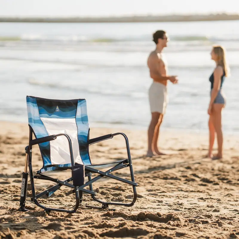 Premium All-Weather Beach Rocker - Choice 712 - RoadTrip Rocker Smooth Motion Camp Chair Detail