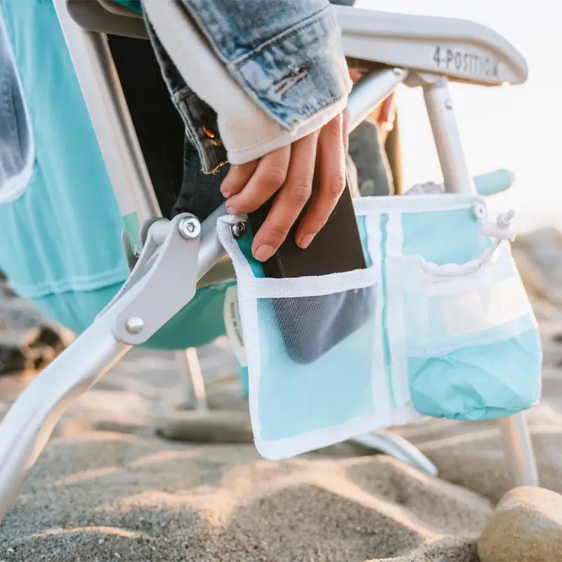 Sand-Friendly Bi-Fold Beach Chair - Choice 601 - Rust-Resistant Aluminum Sand-Friendly Lounge Chair Detail