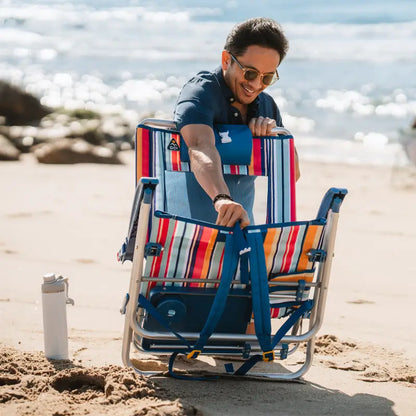 Sand-Friendly Big Surf with Slide Table - Choice 334 - Rust-Resistant Aluminum Sand-Friendly Lounge Chair Detail