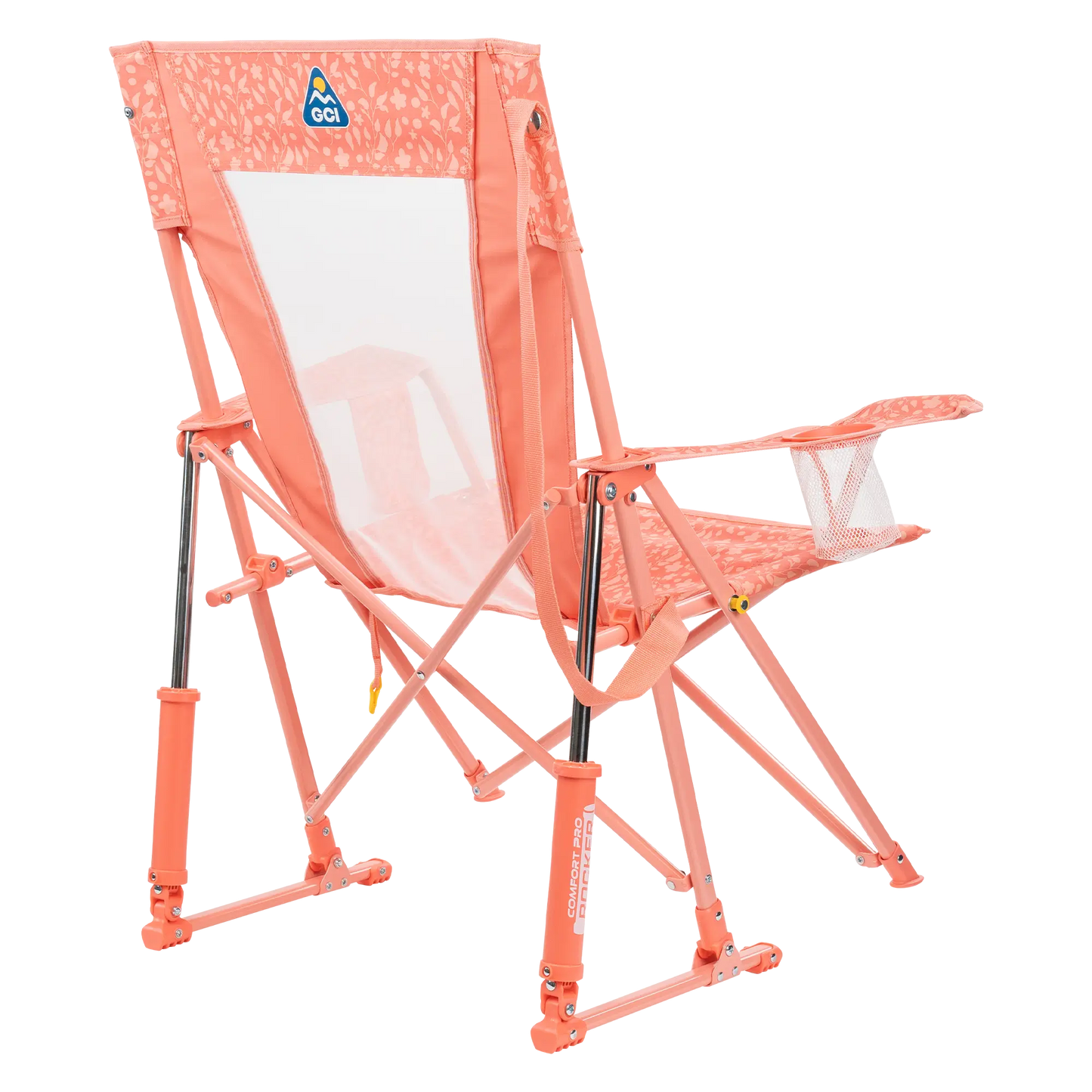 Luxury Camp Comfort Pro Rocker - Choice 375 - Patented Spring-Action Rocking Chair for Camping Detail