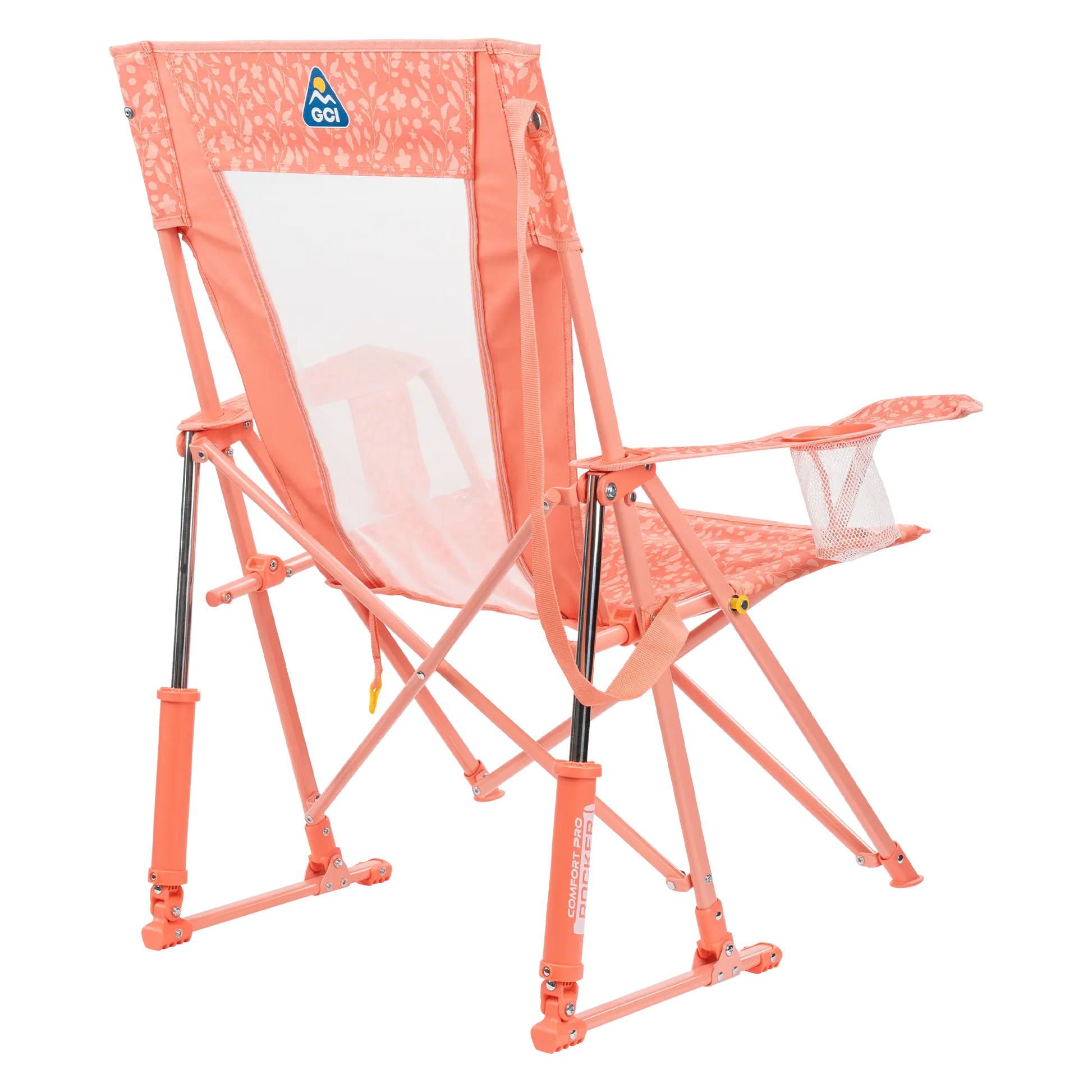 Luxury Camp Comfort Pro Rocker - Choice 375 - Patented Spring-Action Rocking Chair for Camping Detail