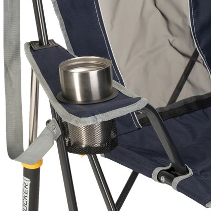 Luxury Camp Comfort Pro Rocker - Choice 375 - Patented Spring-Action Rocking Chair for Camping Detail